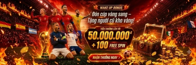 DE88 Wake Up Bonus - Thưởng liền tay cho bạn cũ trở lại